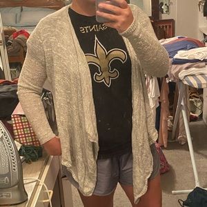 Gary/off white Hollister cardigan Size M/L